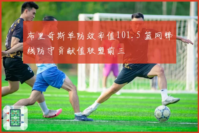 布里奇斯单防效率值101.5 篮网锋线防守贡献值联盟前三