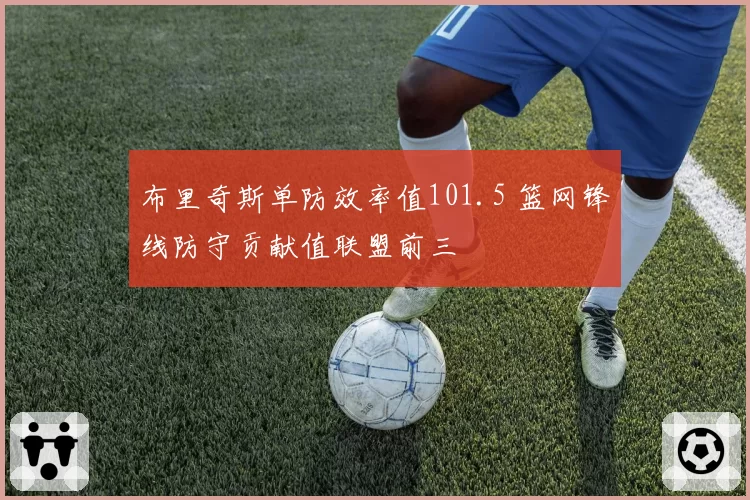 布里奇斯单防效率值101.5 篮网锋线防守贡献值联盟前三