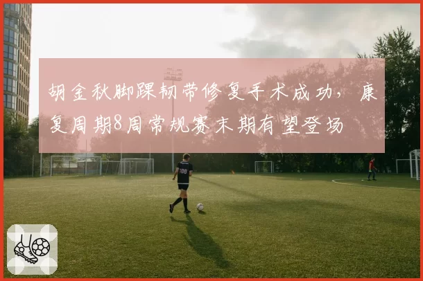 胡金秋脚踝韧带修复手术成功，康复周期8周常规赛末期有望登场